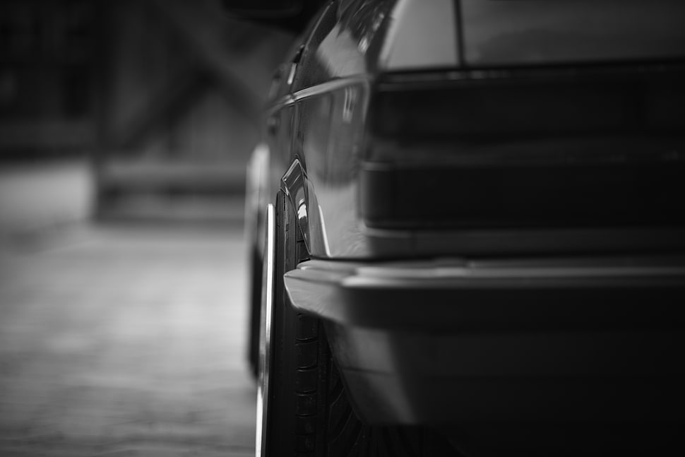 black car, BMW E28, fitment HD wallpaper