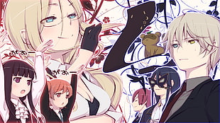 anime characters illustration, Inu x Boku SS, Shirakiin Ririchiyo, Miketsukami Sōshi, Roromiya Karuta HD wallpaper