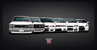 five Nissan GTR series, Nissan GTR, car
