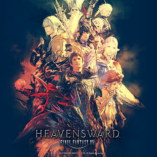 Heavensward Final Fantasy painting, Final Fantasy XIV: A Realm Reborn, fantasy art HD wallpaper