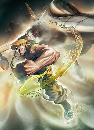 Guile Street Fighter 3D wallpaper HD wallpaper