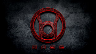 Rage logo, Green Lantern, DC Comics, logo HD wallpaper