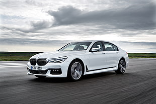 white BMW E-Series