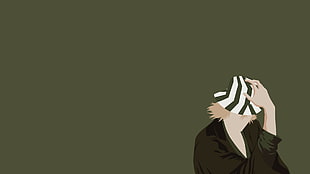 yellow-haired male anime character illustration, Urahara Kisuke, Bleach