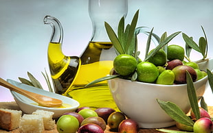 spanish plum fruit on bowl HD wallpaper
