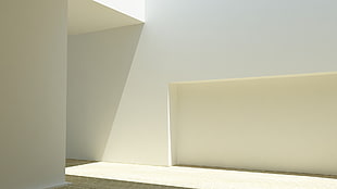 white painted wall, abstract, minimalism, bright, shapes