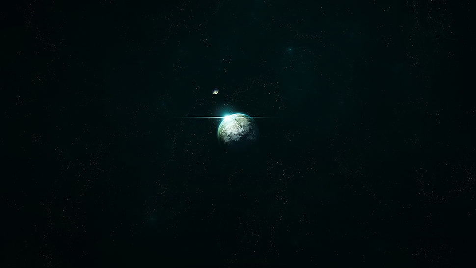 space, artwork, simple, space art HD wallpaper