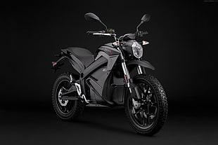 black and gray motorcycle