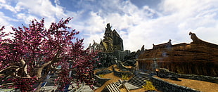 concrete building, The Elder Scrolls V: Skyrim, video games, screen shot