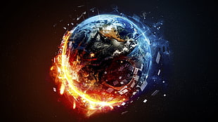 earth wallpaper, abstract, Earth HD wallpaper