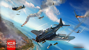 War Thunder game application, War Thunder, airplane, Gaijin Entertainment, video games HD wallpaper