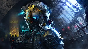 black robot wallpaper