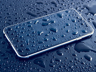 wet space gray iPhone 6 HD wallpaper