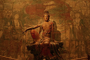 Buddha, spiritual, Guanyin,  bodhisattva HD wallpaper