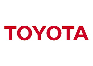 Toyota logo with white background