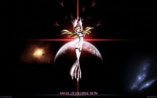 Angel of Destruction anime illustration HD wallpaper