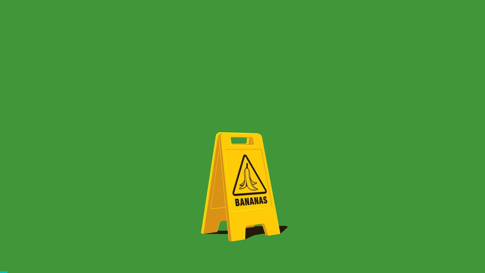 yellow and black plastic warning signage, digital art, simple background, minimalism, warning signs