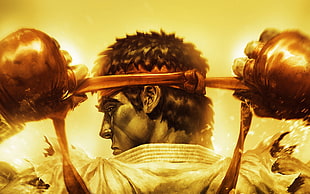 Ryu from Street Fighter illustration