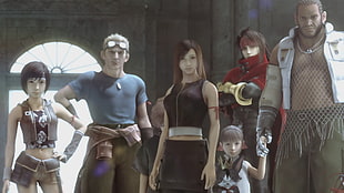Final Fantasy VII Advent Children movie still screenshot, movies, Final Fantasy, Final Fantasy VII: Advent Children, Tifa Lockhart