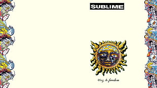 Sublime sun illustration, Sublime, music, rock bands, artwork