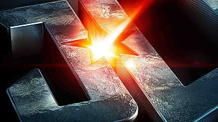 Justice League logo HD wallpaper