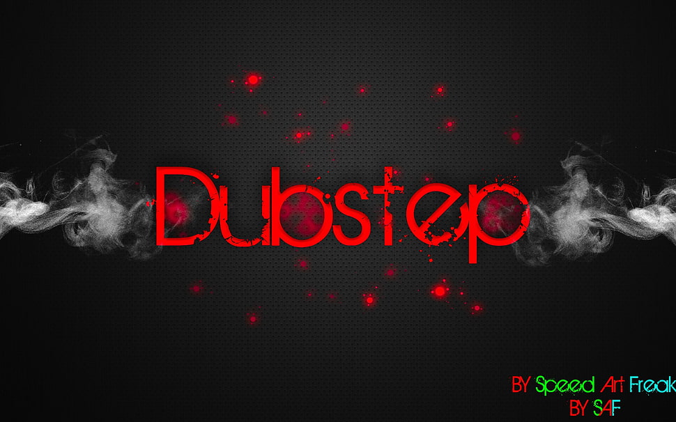 Dubstep logo, dubstep, smoke, digital art HD wallpaper