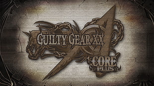 Guilty Gear XX Core Plus logo, Guilty Gear, video games, guilty gear xx HD wallpaper