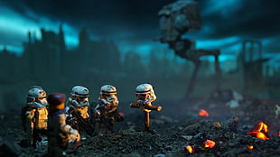 Lego Star Wars storm trooper HD wallpaper