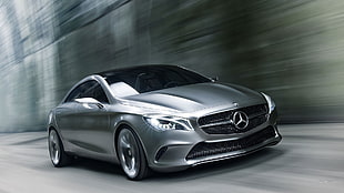 gray Mercedes-Benz coupe, Mercedes Style Coupe, concept cars HD wallpaper