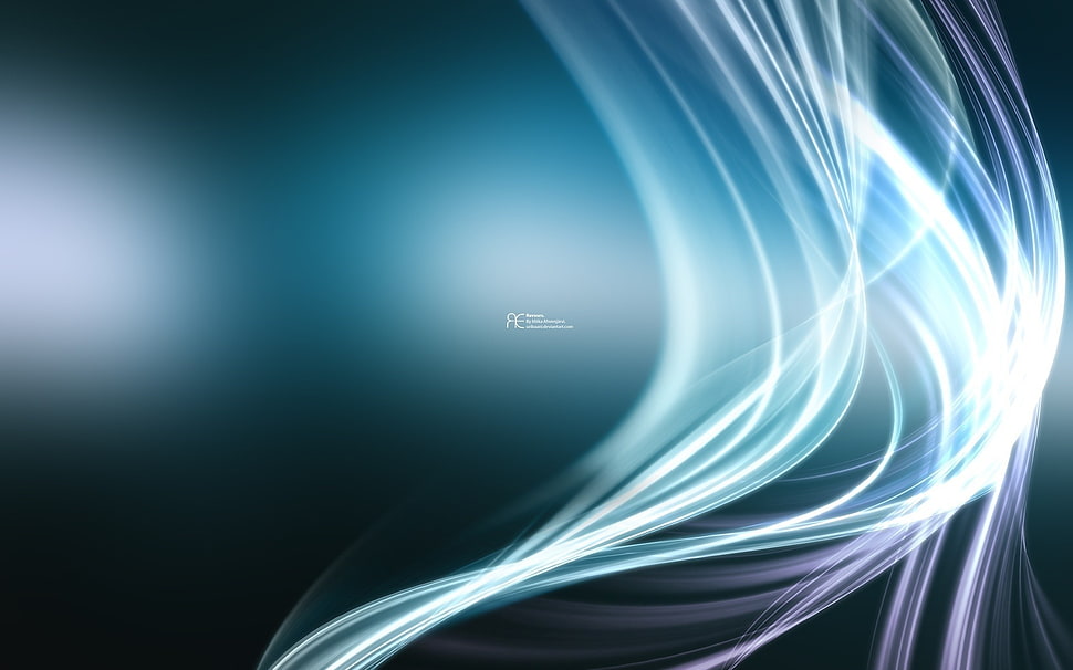 blue and purple fiber digital wallpaper HD wallpaper