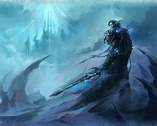 dark elf in armor digital wallpaper, World of Warcraft: Wrath of the Lich King, World of Warcraft, video games