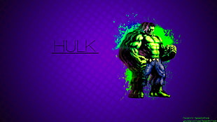 The Incredible Hulk illustration, Hulk, Marvel Comics, artwork
