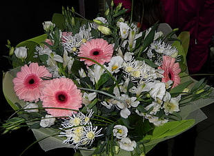 pink artificial Gerbera flowers