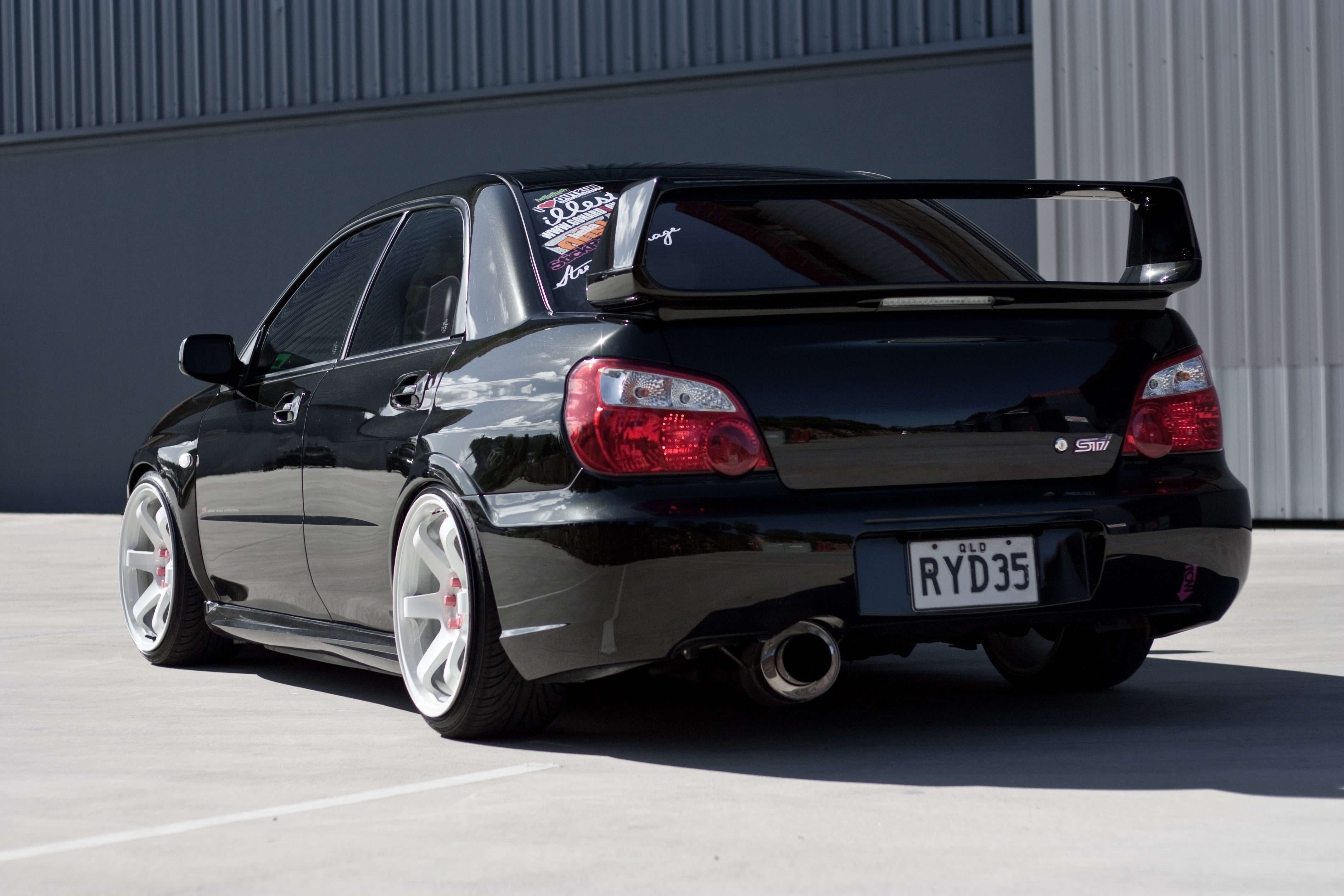 Black Sedan Subaru Impreza Sti Subaru Impreza Wrx Sti Hd Wallpaper Wallpaper Flare