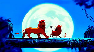 Lion King TV show still, The Lion King, Walt Disney, Timon, Pumba HD wallpaper