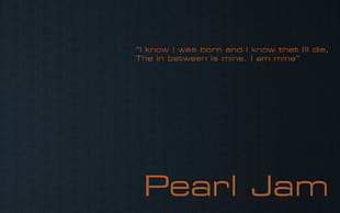 Pearl Jam HD wallpaper