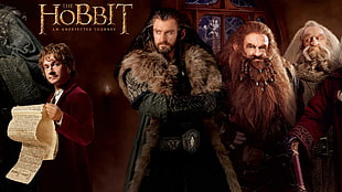 The Hobbit an Unexpected journey poster, The Hobbit: An Unexpected Journey, movies, Bilbo Baggins, Thorin Oakenshield