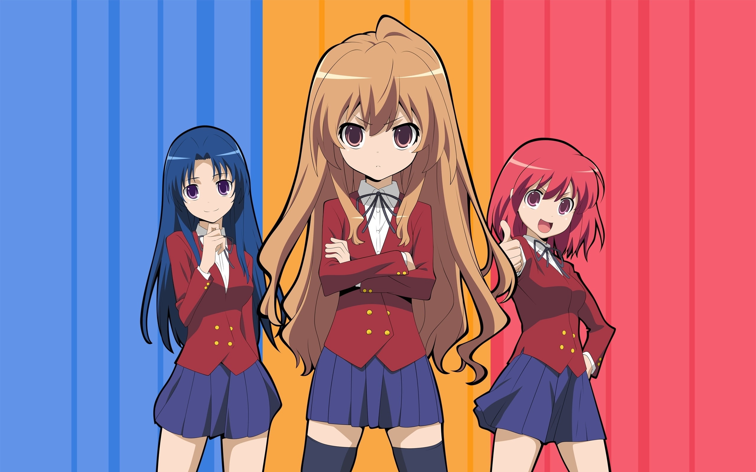 Illustration of ToraDora Anime HD wallpaper