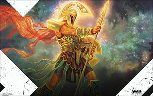 knight holding spear wallpaper, Magic: The Gathering, magic, soldier