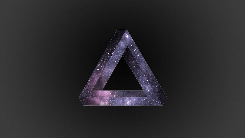 triangle Illustration HD wallpaper
