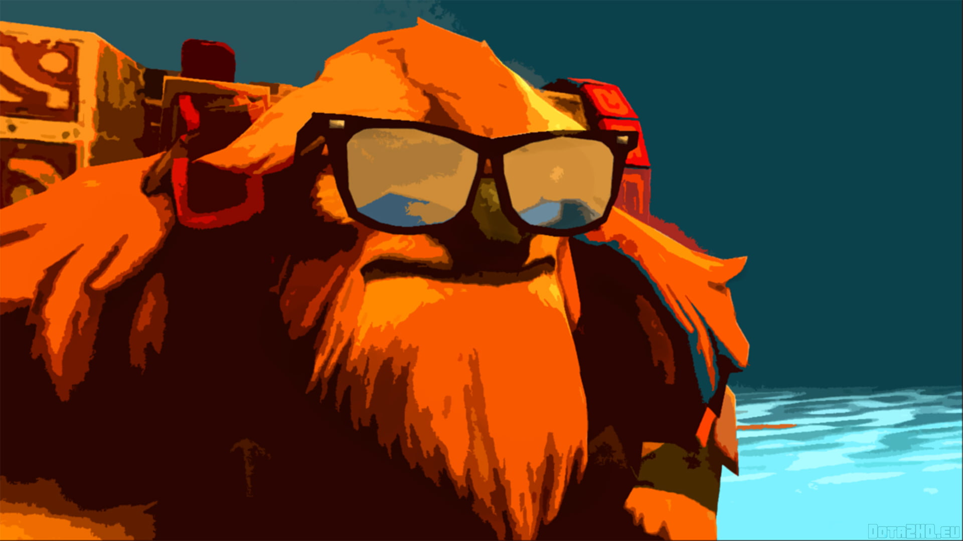 Earthshaker Dota 2 illustration