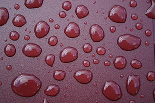 water of red board