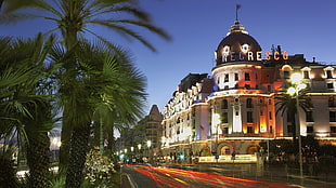 France,  Hotel,  Street,  Evening HD wallpaper