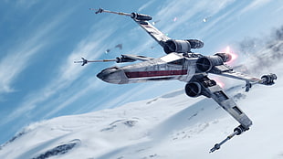 Star Wars X-wing fighter HD wallpaper