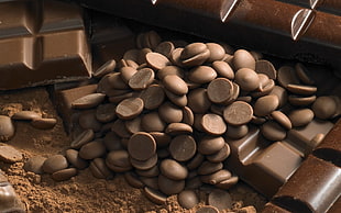 brown chocolates HD wallpaper