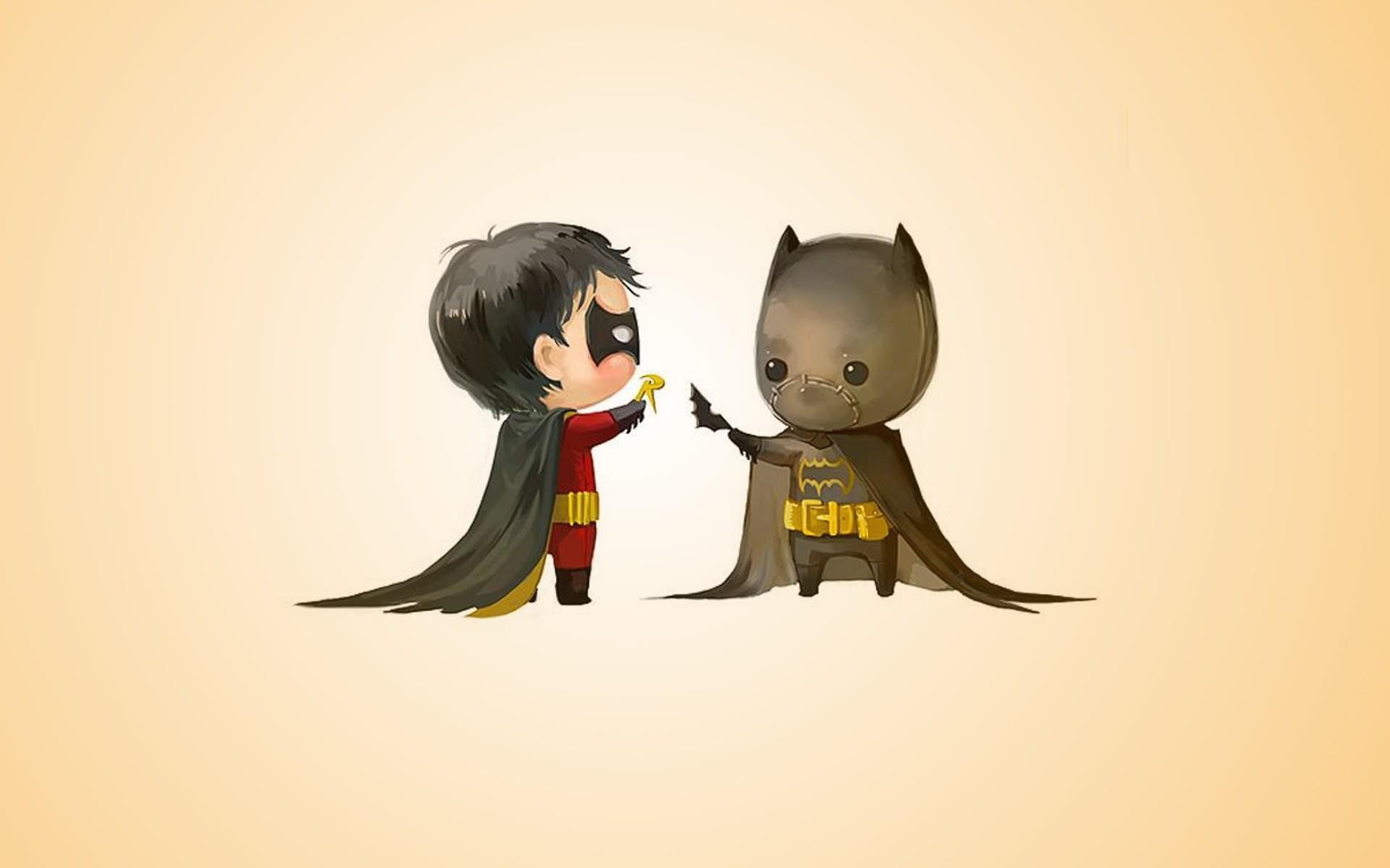 DC Comics Batman and Robin illustration, Batman, Robin (character) HD  wallpaper | Wallpaper Flare