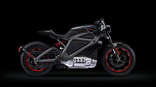 black backbone motorcycle, Harley-Davidson LiveWire, Electric bikes, Prototype HD wallpaper