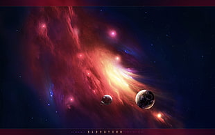 Red galaxy space, space, nebula, galaxy HD wallpaper | Wallpaper Flare