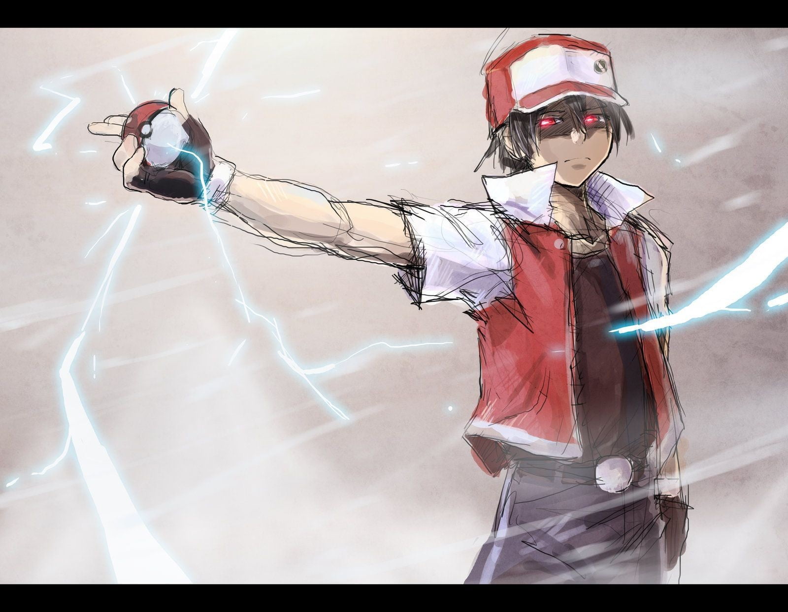 77+] Pokemon Trainer Red Wallpaper