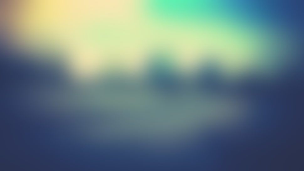 blurred, blue HD wallpaper